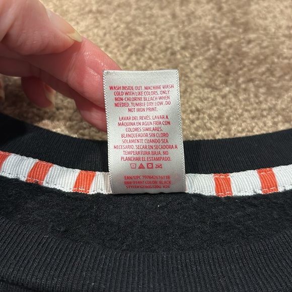 “Holiday Time” Sweatshirt “Ugly Christmas Sweater” fits ladies M-L or Men’s XS - Picture 6 of 13